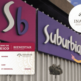 ¿Qué descuento tienen los adultos mayores con la tarjeta Inapam en Suburbia?