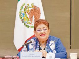 Ernestina Godoy llamó a los legisladores guindas a brindar su apoyo al Paquete Económico del próximo año. ESPECIAL