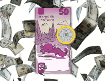 Hoy, la mejor opción en la compra del dólar —en este momento de la mañana (a las 07:20 horas)— es en Banamex; y la venta, en Banorte. ESPECIAL / CANVA