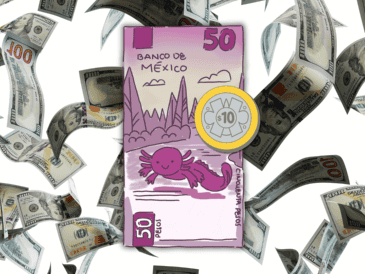 Hoy, la mejor opción en la compra del dólar —en este momento de la mañana (a las 07:20 horas)— es en Banamex; y la venta, en Banorte. ESPECIAL / CANVA