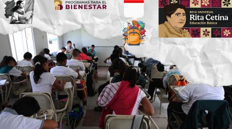 Esto aplica tanto para las y los estudiantes que ya estaban inscritos en el programa anterior como para los nuevos beneficiarios de la Beca Rita Cetina. ESPECIAL / EL INFORMADOR, Secretaría del Bienestar y CANVA