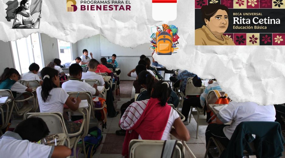 Esto aplica tanto para las y los estudiantes que ya estaban inscritos en el programa anterior como para los nuevos beneficiarios de la Beca Rita Cetina. ESPECIAL / EL INFORMADOR, Secretaría del Bienestar y CANVA