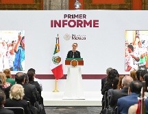 Como parte de su mensaje en torno al primer informe de gobierno como Presidenta de México, Claudia Sheinbaum Pardo. ESPECIAL/ GOBIERNO DE MÉXICO