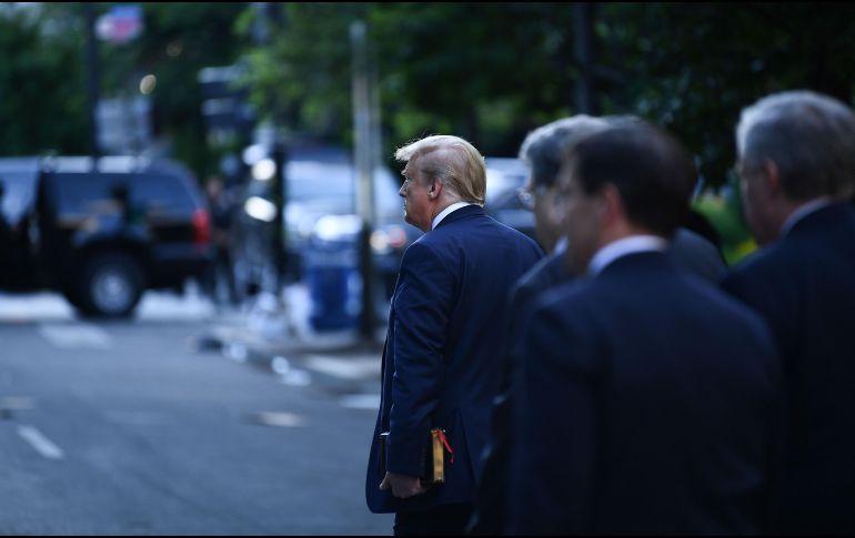 Cuando la periodista Reagan Reese le preguntó por qué la Mandataria de México no recibiría el ejército estadounidense, Trump respondió: “Porque tiene miedo. Tiene mucho miedo”. AFP / ARCHIVO