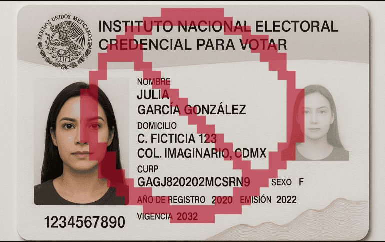 En 2019, el Instituto Nacional Electoral presentó una versión renovada de la credencial para votar, con mejoras específicas que buscan combatir el uso de documentos falsificados y facilitar su verificación.  ESPECIAL / Canva