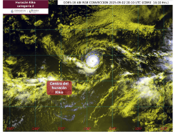 Este huracán no representa ninguna amenaza para tierra firme. X / @conagua_clima