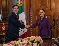 La Presidenta de México, Claudia Sheinbaum, recibió este miércoles 3 de septiembre al secretario de Estado, Marco Rubio. ESPECIAL / Gobierno de México