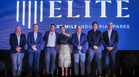 Sergio O’ Farril González, Ernesto Sánchez Proal, Sergio O’ Farril, Lorena Martínez, Luis Montes De Oca, Bruno Martínez y Antonio Gómez Tenorio en el aniversario de Elite Last Mile Industrial Parks . GENTE BIEN JALISCO / Revista del 5 de septiembre 2025