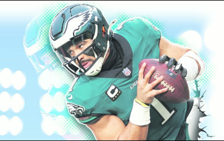 Jalen Hurts. El QB de los Eagles buscará el bicampeonato. EL INFORMADOR