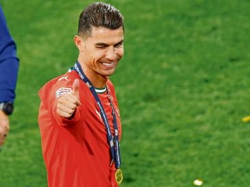 Cristiano Ronaldo será otro de los grandes jugadores que han jugado en el estadio Azteca. AFP/A. Beier