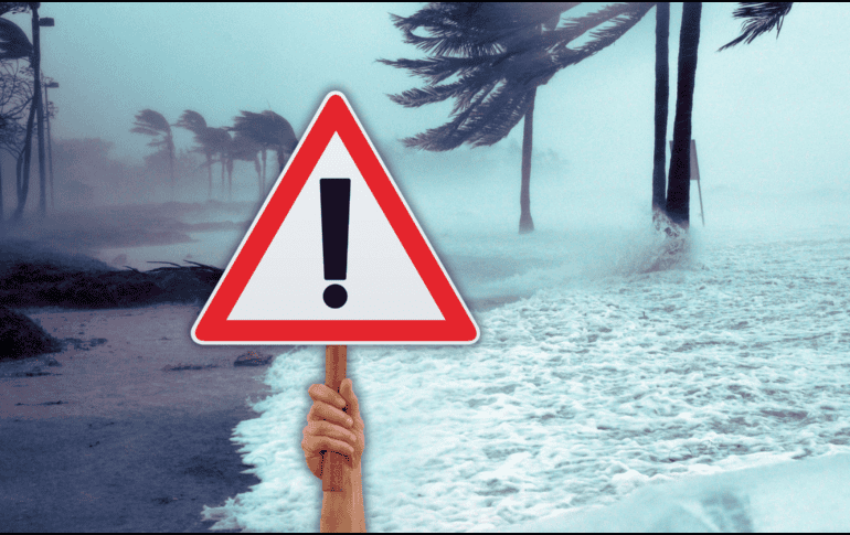 El pronóstico incluye lluvias puntuales torrenciales (150 a 250 mm) en Baja California Sur y lluvias puntuales intensas (75 a 150 mm) en Baja California (sur), Sonora (oeste y sur) y Sinaloa (norte y costa). ESPECIAL / CANVA