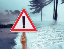 El pronóstico incluye lluvias puntuales torrenciales (150 a 250 mm) en Baja California Sur y lluvias puntuales intensas (75 a 150 mm) en Baja California (sur), Sonora (oeste y sur) y Sinaloa (norte y costa). ESPECIAL / CANVA