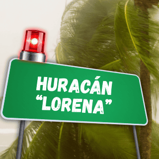 Huracán "Lorena" afectará con lluvias intensas a estos estados
