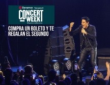 Este es el listado completo de conciertos a los que aplica el 2x1 por el Concert Week de Ticketmaster. EL INFORMADOR / ARCHIVO