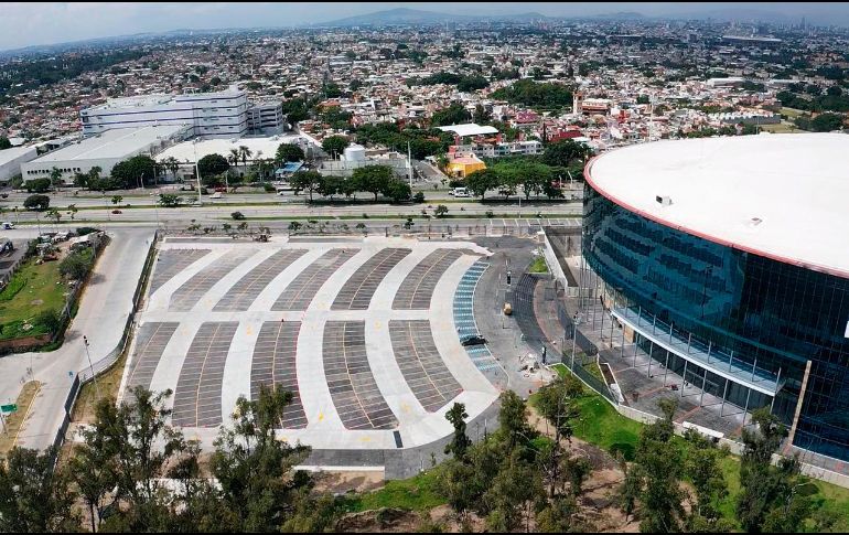 La Arena Guadalajara contará con un estacionamiento de más de 2 mil 500 cajones. ESPECIAL