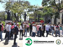 Cada 19 de septiembre se realiza en México el Macrosimulacro Nacional y en 2025 no será la excepción. ESPECIAL / EL INFORMADOR y UEPCBJ