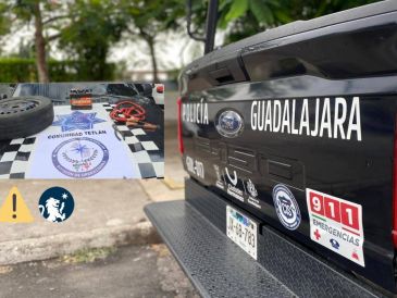 Los hechos ocurrieron durante un recorrido de vigilancia en el cruce de María Mares y José Fernández Rojas. ESPECIAL / X: @PolicíaGDL