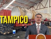 El pasado 31 de marzo, autoridades federales identificaron un buque sospechoso que arribó al puerto de Tampico con presunto cargamento de aditivos. ESPECIAL / FGR / EFE / ARCHIVO