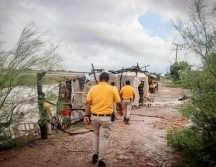 Las autoridades del municipio de Guasave fueron alertadas por vecinos del Fraccionamiento Valle Campestre, se ven afectados por inundaciones de aguas negras que brotan dentro de sus hogares. FACEBOOK / Protección Civil Gobierno Sinaloa