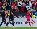 Lee Dong-gyeong festeja su gol ante Estados Unidos, el que puso cifras definitivas al marcador. AP/A. Kudacki