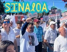 Este domingo, 40 organizaciones y el obispo convocaron a una marcha por el cese de la violencia y la restitución de la paz en Sinaloa. ESPECIAL / SUN