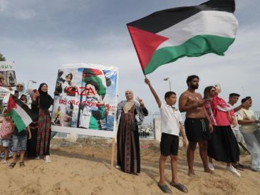 Según declaró Ali Kniss, un portavoz de la flotilla magrebí, "los puntos de encuentro se determinan según las necesidades". EFE / M. MESSARA