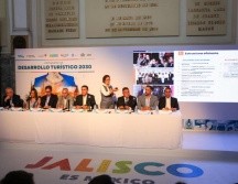 La presentación del Programa de Desarrollo Turístico de Jalisco 2030 se realizó en Palacio de Gobierno. EL INFORMADOR / J. ACOSTA