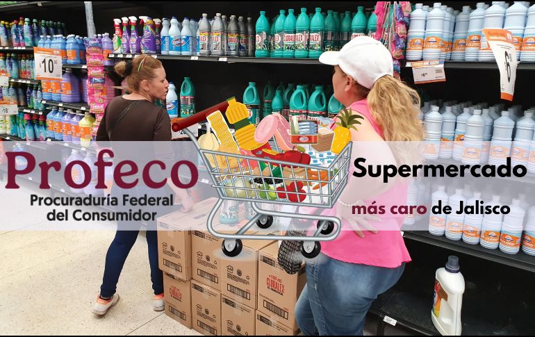 Profeco señala a esta tienda por ser la que ofrece los precios más altos para la Canasta Básica en Jalisco. EL INFORMADOR / ARCHIVO
