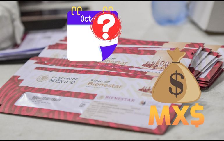 Aunque la entrega de tarjetas se realizará del 1 al 31 de octubre, el pago del apoyo económico será hasta el mes de noviembre. ESPECIAL / Programas del Bienestar y CANVA