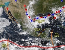 Se pide a la población en estas áreas mantenerse alerta y seguir las indicaciones de las autoridades. ESPECIAL/ SMN.