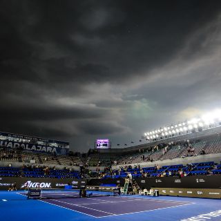 Lluvia suspende actividades en el GDL Open AKRON WTA 500