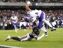Los Vikings sellaron un cuarto período de 21-7. AP/N. Huh