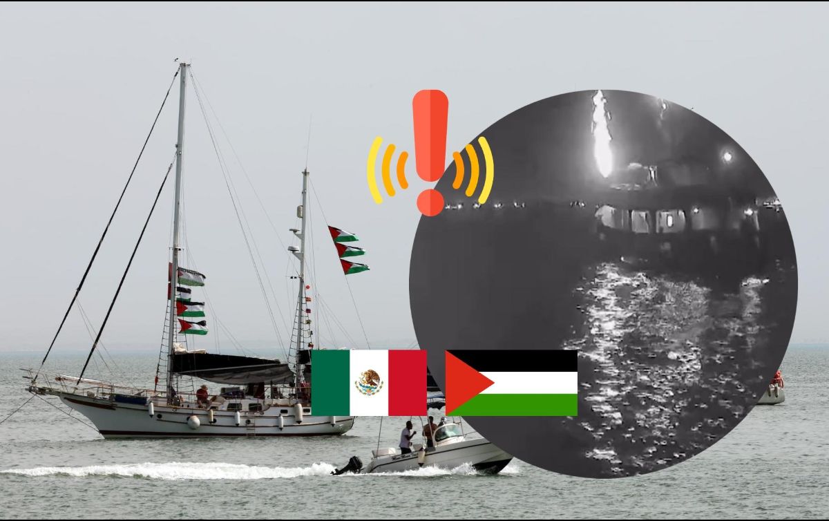 La flotilla que zarpó con activistas y ayuda humanitaria para Gaza afirmó que en la madrugada del martes una de sus embarcaciones fue atacada por un posible dron cerca de Túnez. EFE / ARCHIVO