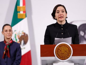 Marcela Figueroa, la titular del Secretariado Ejecutivo del Sistema Nacional de Seguridad Pública, presentó el Reporte de Incidencia Delictiva de agosto 2025. SUN / D. Simón Sánchez