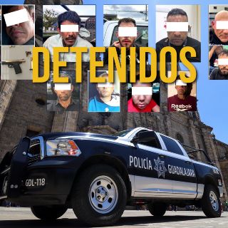 Detienen a 13 personas en la semana del 1 al 7 de septiembre