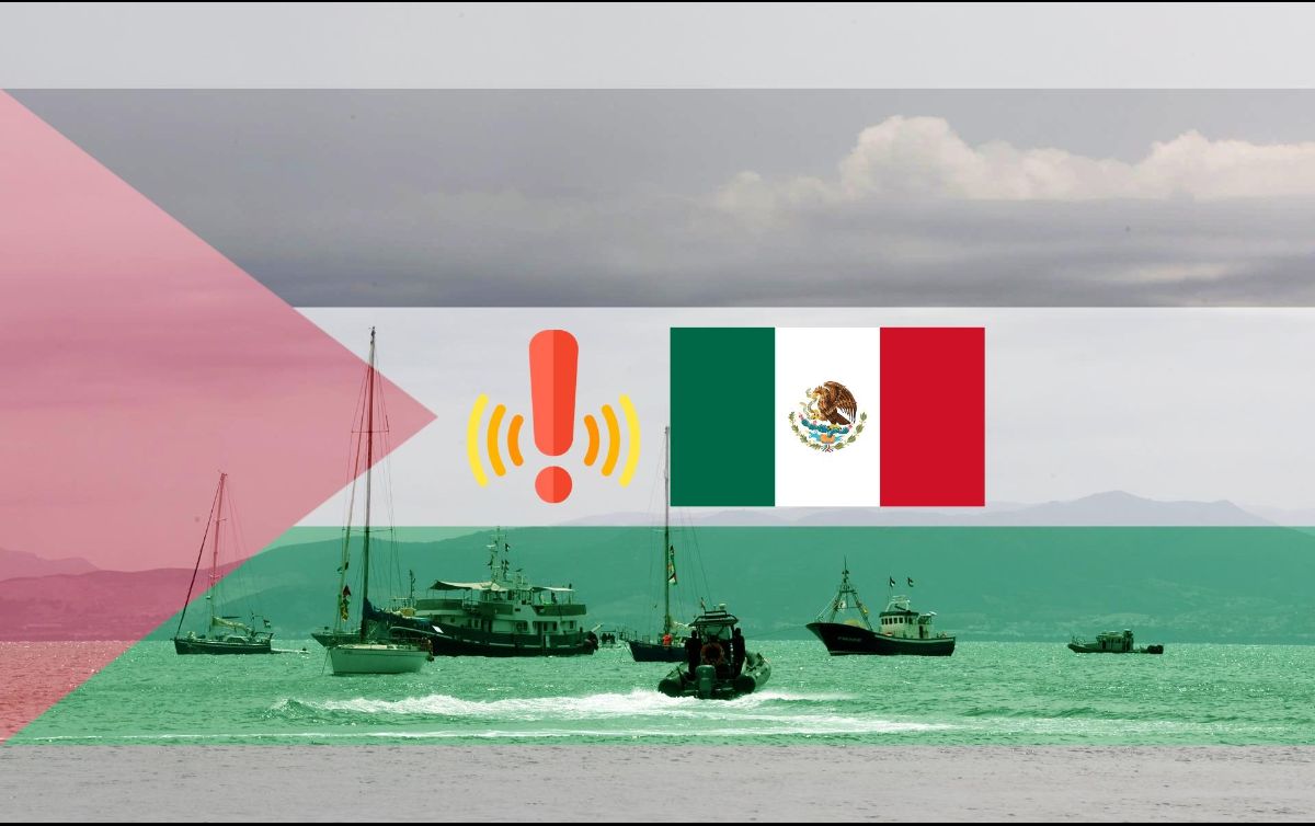 La Flotilla Global Sumud partiría de Tunez luego de una pausa en su camino rumbo a la ciudad de Gaza. EFE / /EPA / MOHAMED MESSARA