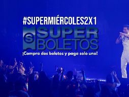 Estos 44 conciertos en Super Boletos se encuentran al 2x1 solo el día de hoy 10 de septiembre. EL INFORMADOR / ARCHIVO