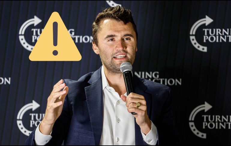 Charlie Kirk, director general y cofundador de la organización juvenil conservadora Turning Point USA, recibió un disparo hace unos momentos en un evento de una universidad en Estados Unidos. AP / ARCHIVO