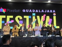 Durante la inauguración de Pixelatl, Verónica Delgadillo, subrayó el papel que juegan los jóvenes en el fortalecimiento de este ecosistema creativo. EL INFORMADOR / H. Navarro