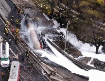 La explosión se registró abajo del puente de la Concordia en la alcaldía Iztapalapa. SUN / J. WILLIAMS