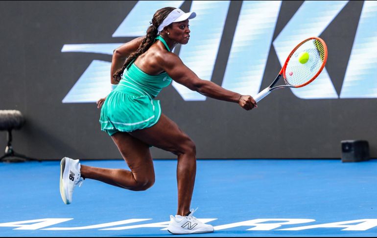 Sloane Stephens, la campeona del US Open 2017, sigue con su mala racha. EL INFORMADOR/ A. NAVARRO.
