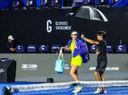 Elise Mertens aventajaba 1-0 cuando el juego fue suspendido. EL INFORMADOR/A. Navarro