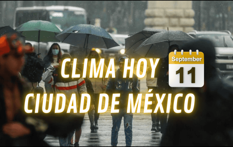 Según el pronóstico del clima, hoy, 11 de septiembre, se pronostica lluvia. SUN/ ARCHIVO