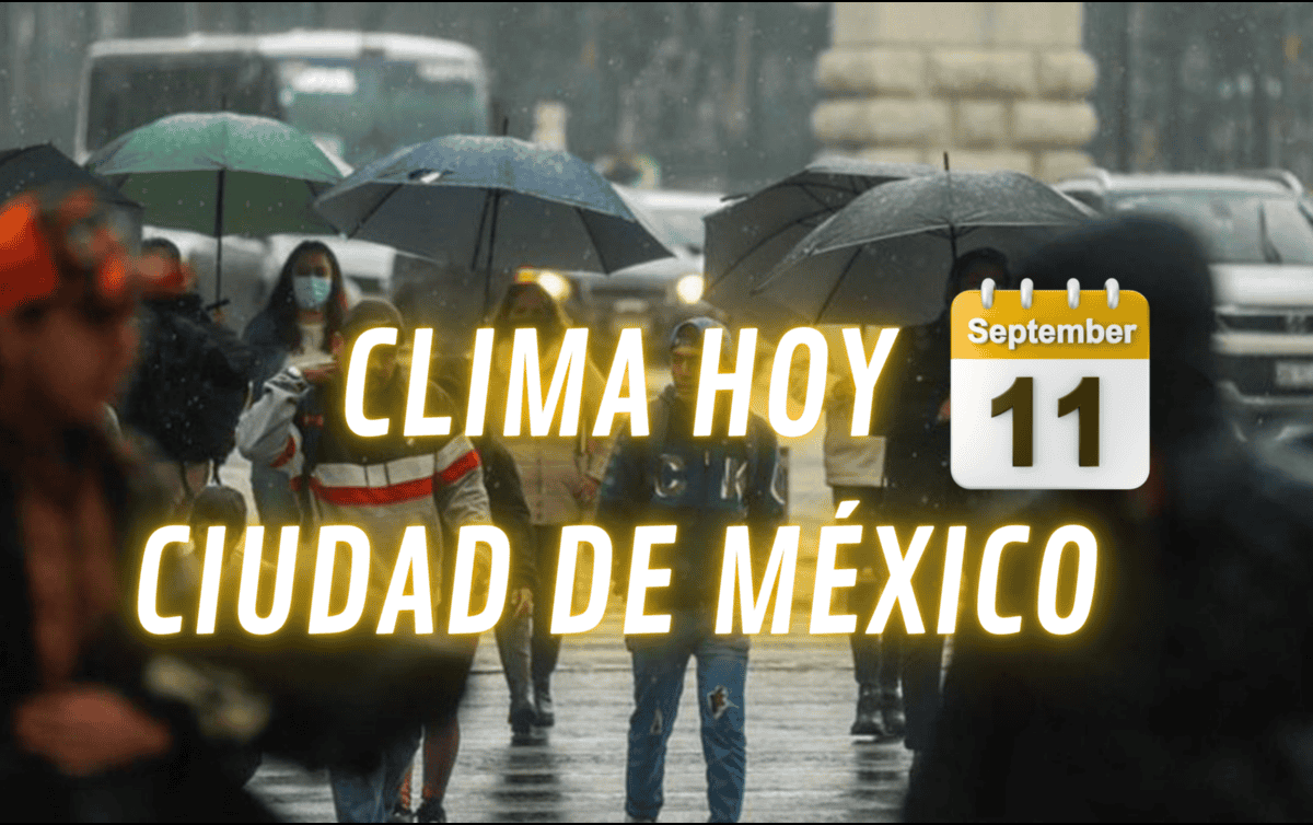 Según el pronóstico del clima, hoy, 11 de septiembre, se pronostica lluvia. SUN/ ARCHIVO