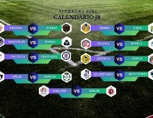 La J8 comenzará la acción con tres duelos a disputarse el viernes 12 de septiembre y cierra con dos encuentros programados para el domingo 14. ESPECIAL / CANVA
