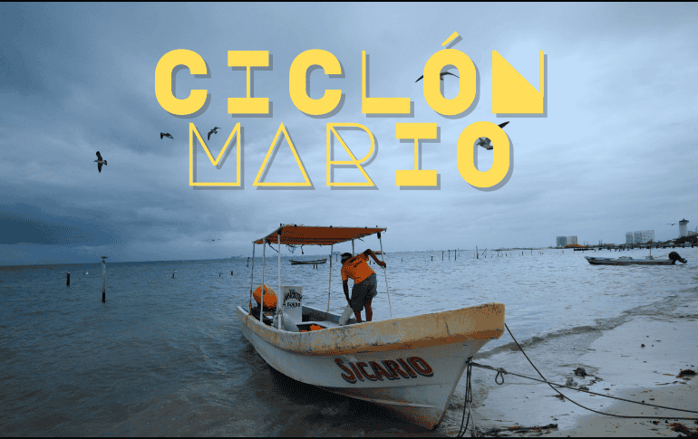 El SMN aclaró que el posible ciclón tropical “Mario” se desplaza con lentitud en dirección oeste-noroeste del país. EFE / ARCHIVO