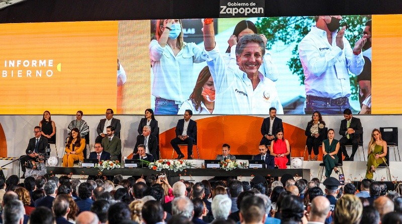  Frangie Saade resaltó que en materia de infraestructura y espacios públicos se han invertido más de 14 mil millones de pesos. EL INFORMADOR / A. Navarro