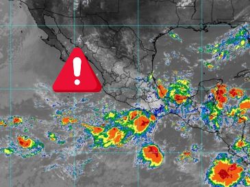 Pronóstico de lluvias para hoy 11 de septiembre de 2025. ESPECIAL / SMN