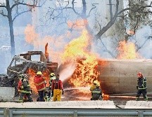 Están por concluir los primeros peritajes en el sitio del accidente, los cuales determinarán formalmente la causa de la explosión. SUN/V. Rosas
