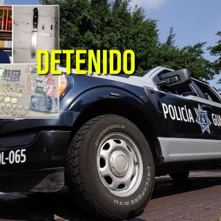 Detienen a presunto ladrón de farmacia en la colonia La Aurora